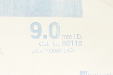 Mallinckrodt 86115 Hi-Lo Tracheal Tube Cuffed 9.0